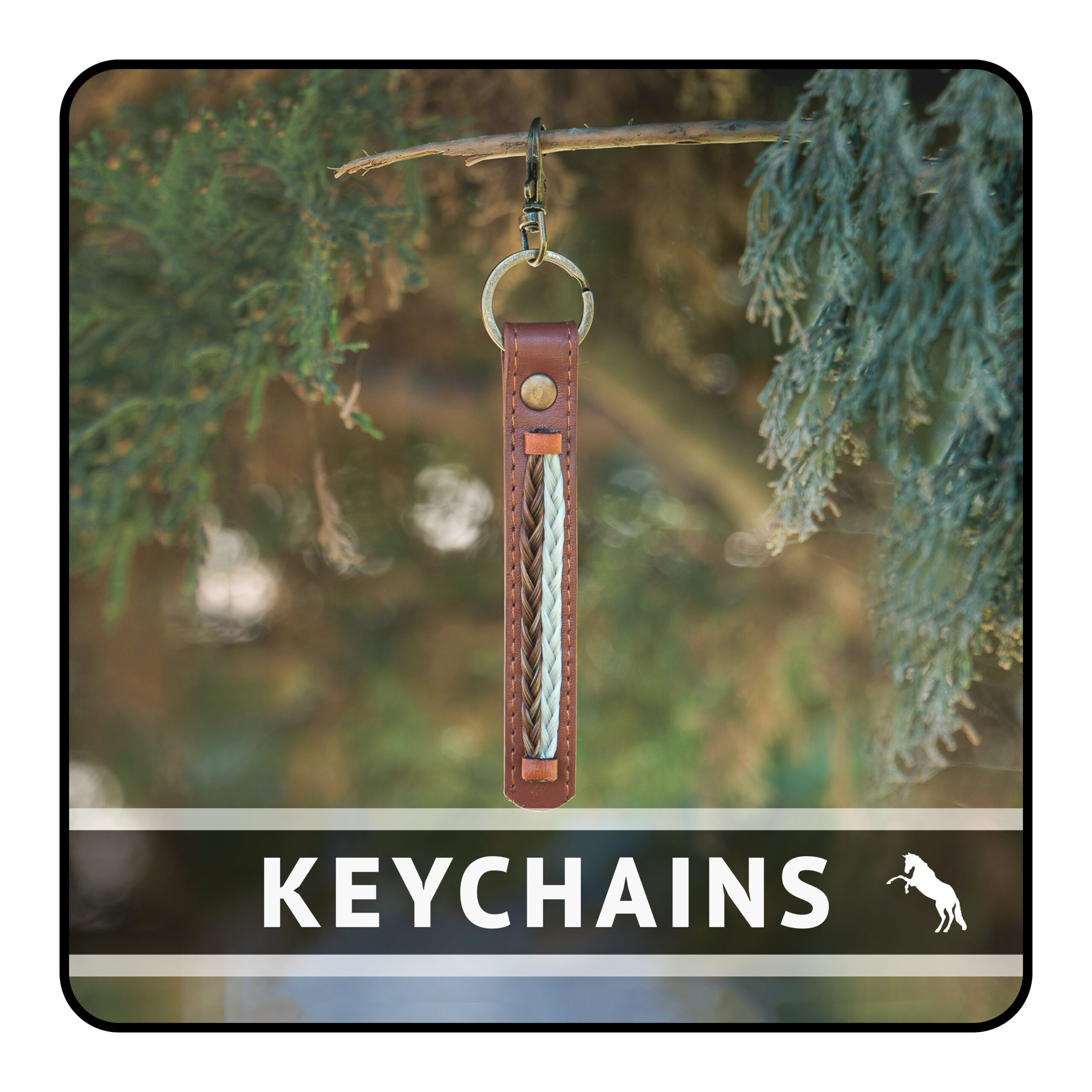horsehair keepsakes - keychains